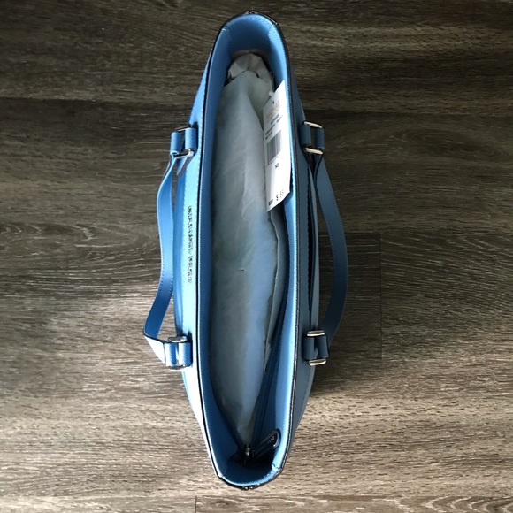 🆕 NWT Michael Kors French Blue Tote - Picture 4 of 8